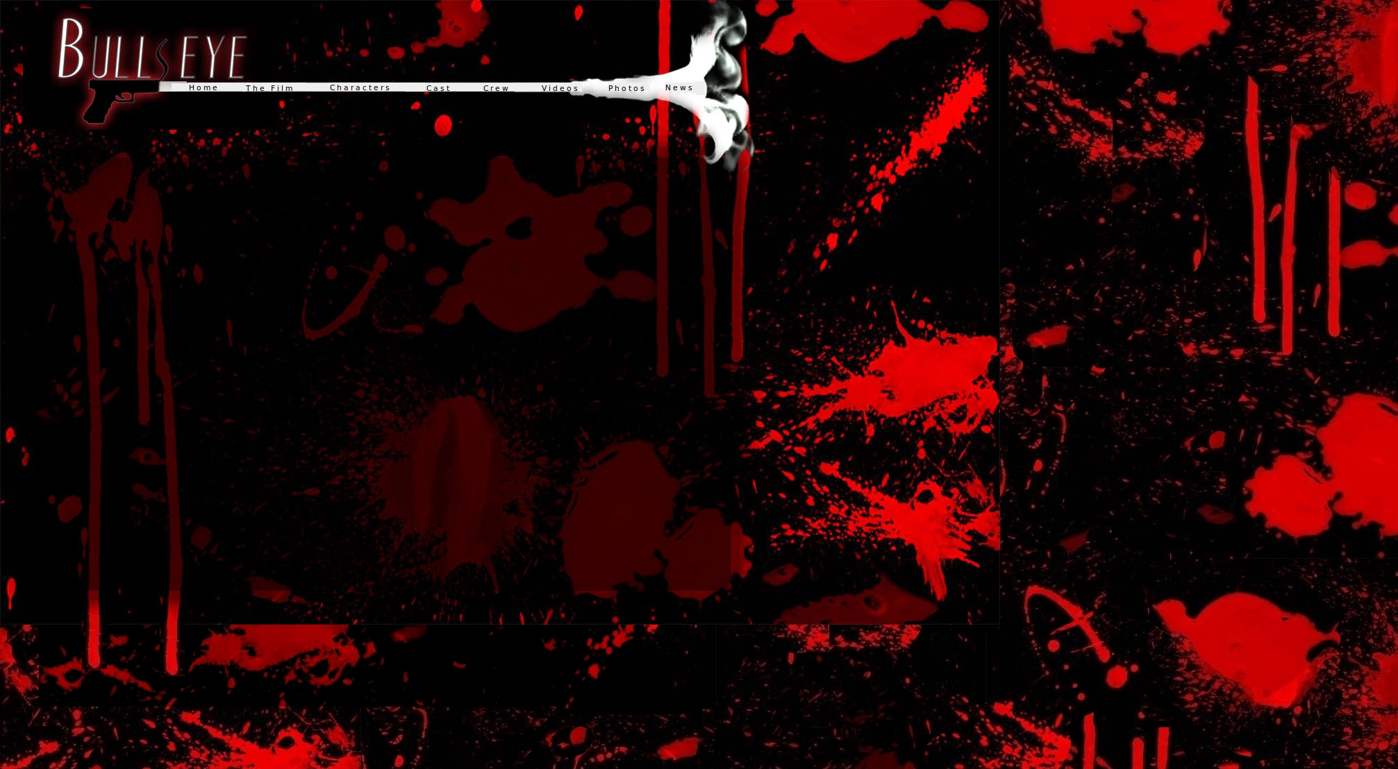 Original black-and-red splatter background with the vintage navigation artwork.