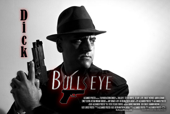 Fedora-wearing detective poses with a prop pistol in black-and-white key art.